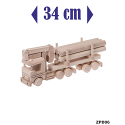 Camion cu macara si busteni